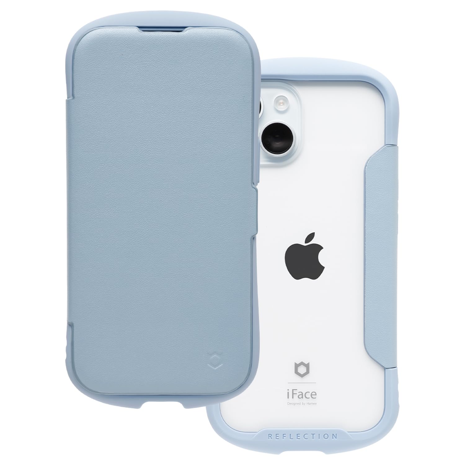 Amazon.co.jp: iFace Reflection iPhone 15 ケース 手帳型 クリア
