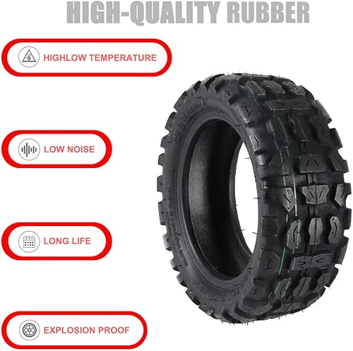 Miniatura 5 de Neumático todoterreno 10065-6.5 para scooter eléctrico de 11 pulgadas, neumático de goma sin cámara para SealupDualtron UltraThunderZero 11x