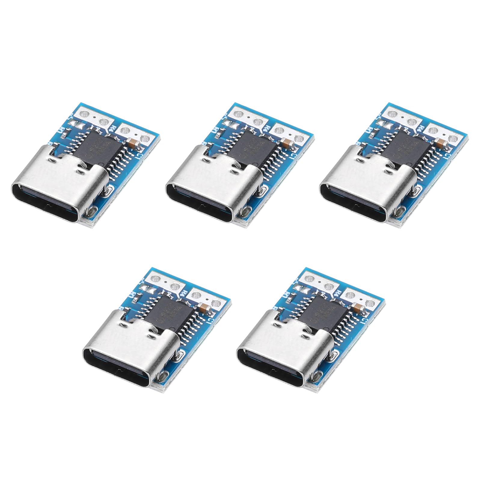 Lot De 5 Modules De Déclenchement D'alimentation à Tension Fixe USB-C PD QC 5 V 9 V 12 V 15 V 20 V CC 5 A Type-C Entrée Mâle (par Défaut 20 V