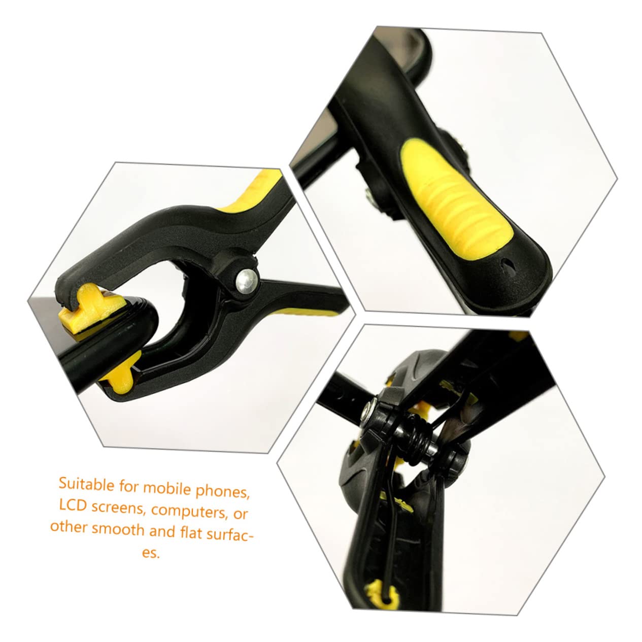 Angoily Lcd Screen Clamp Tool Kit 2 Inches Mini Clamps for Phone Screen Repair