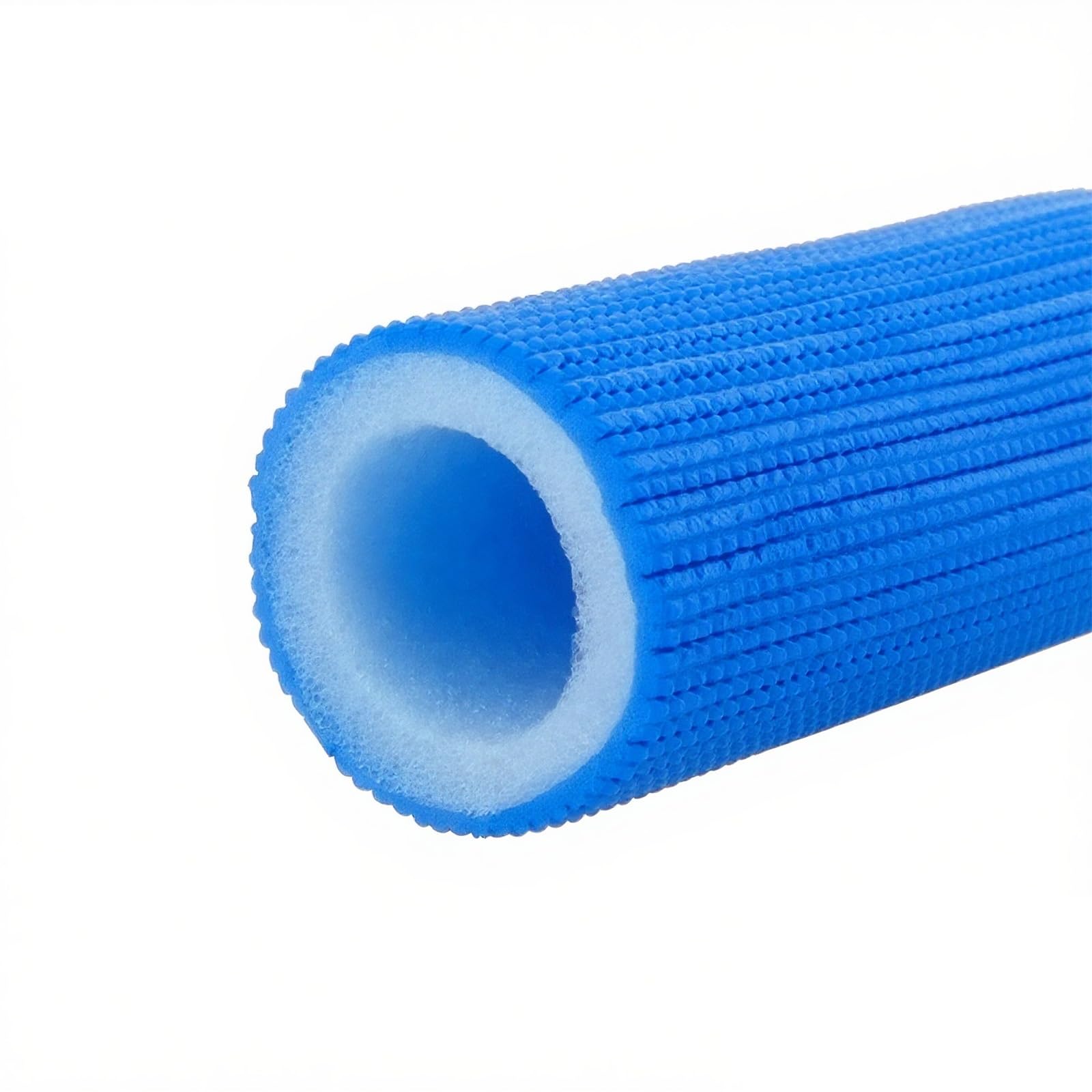 1.5m Insulation Tube, Freeze Foam Pipe for Cold and Hot Water Pipes, AC Copper Insulated Tubing Covers, Lagging Insulating Sleeve, Thk 7mm(Blue,ID 25mm)