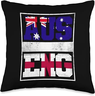 Australia and England Mix Heritage English Australian Roots Throw Pillow