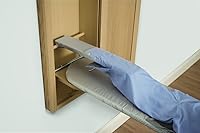 Vista 4 de Nueva Hide Away Sup400 - Tabla de planchar empotrada de madera de la serie Suprema