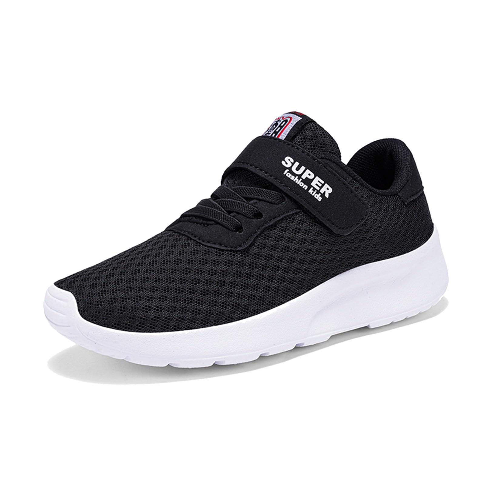 Unisex-Child Leather Lightweight Shoes School Breathable Athletic Running Sneakers Tennis Shoes for Boys and Girls