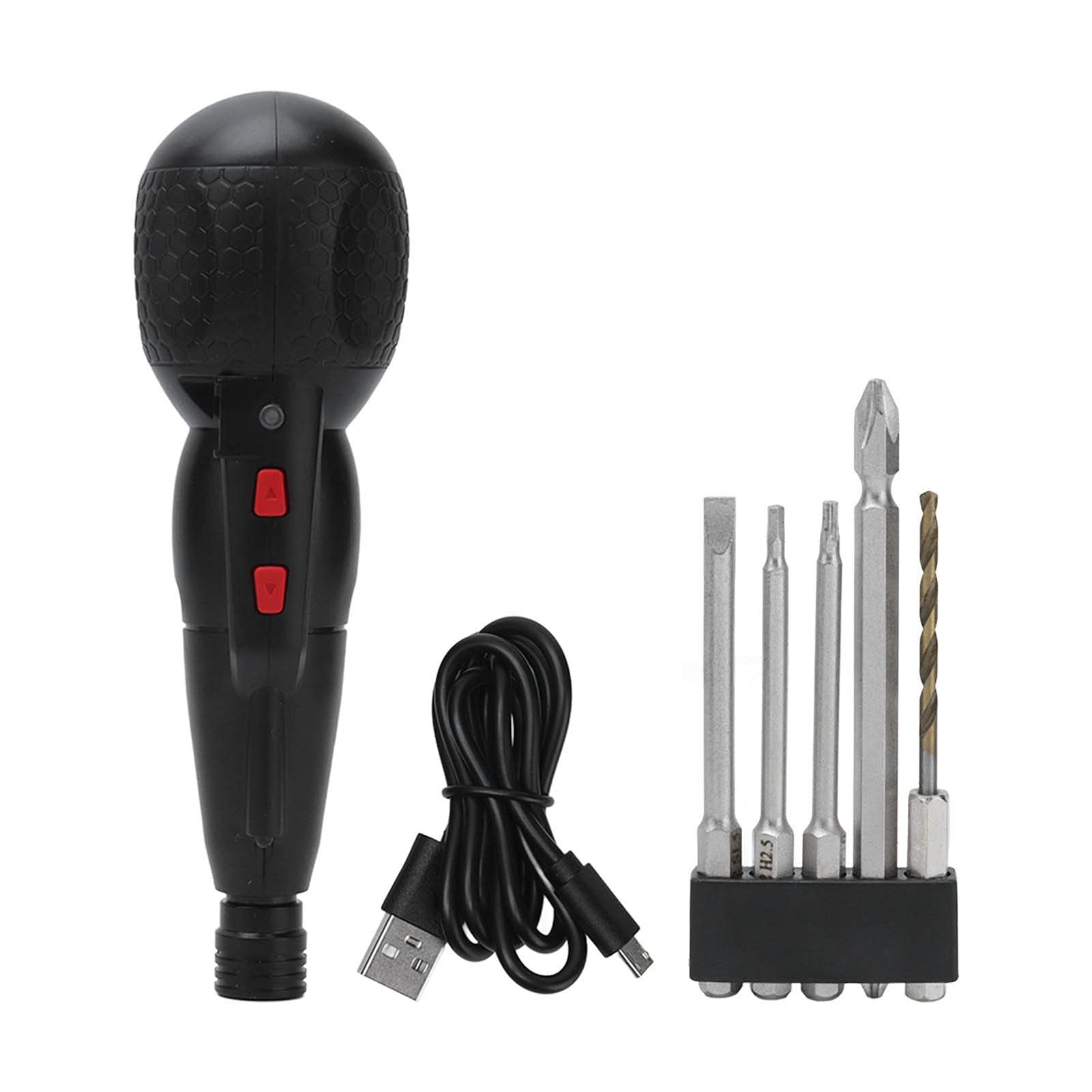 Electric Screwdriver Kit Integrated USB Rechargeable Screwdrivers Mini Portable Power Drill Support CW CCW with LED Light 10W