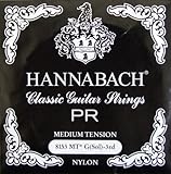 HANNABACH E8153 MT-Black G 3弦 クラシックギターバラ弦 3弦×6本セット