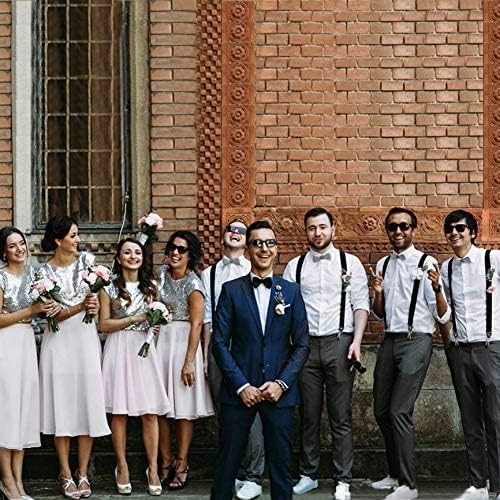 Suspenders for Men, Adjustable Suspenders with Elastic Straps Y-Back Construction Heavy Duty for Work - Image 6