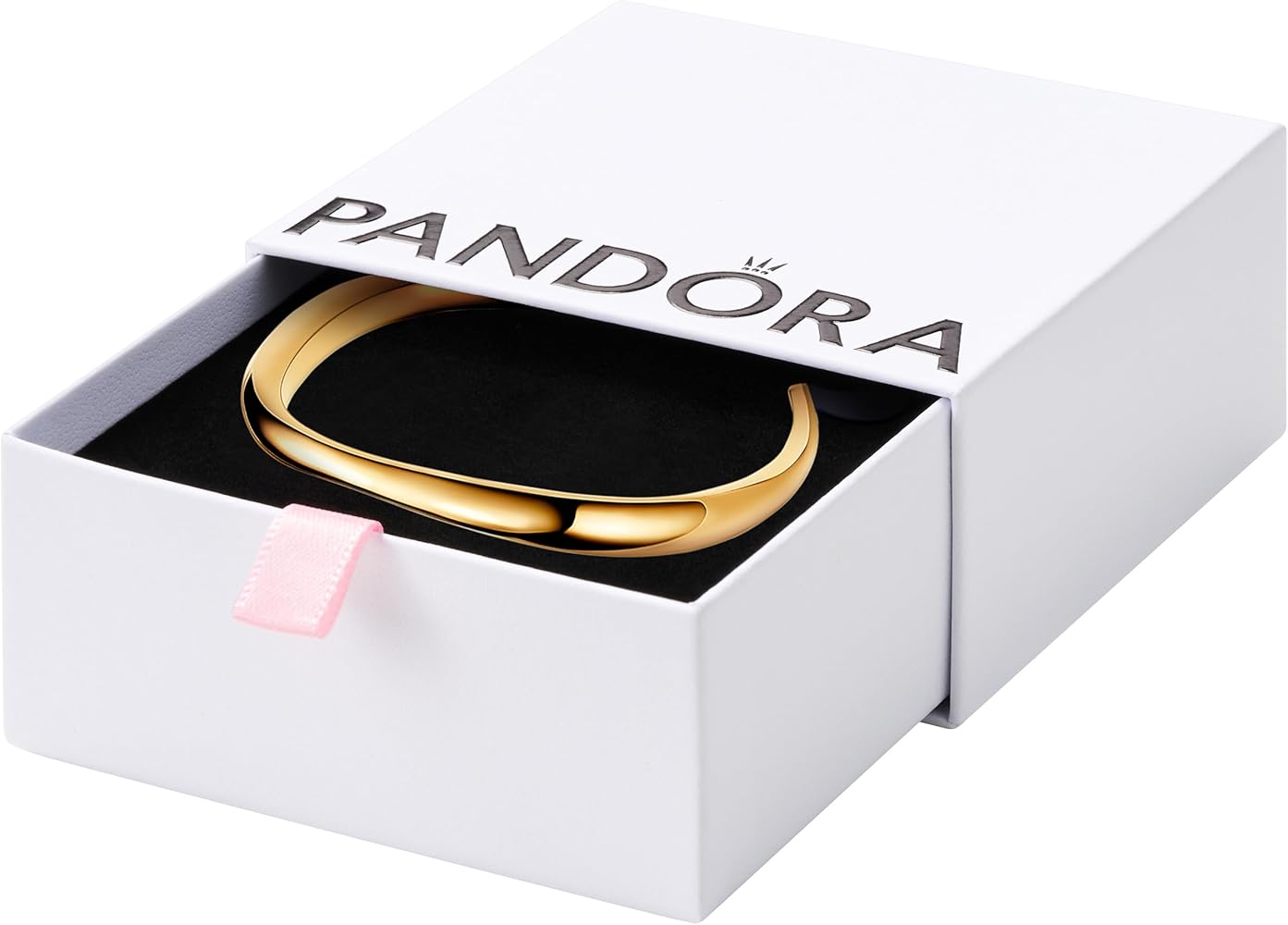 Amazon.com: PANDORA Essence Organically Shaped Open Bangle - 14k