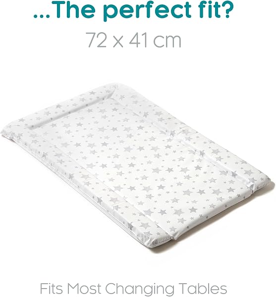 East Coast Nursery Essential Star Changing Mat Grey 70x40x3 cm - 2