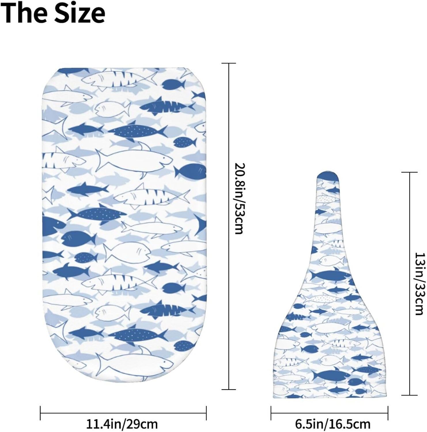 Sharks Ocean Beach Fish Funny Blue Newborn Swaddle Blanket Baby Stuff Baby Swaddling Blanket with Beanie Set Soft Sleeping Sack for Unisex Girls Boys - Image 6