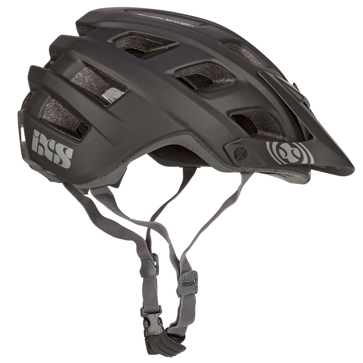 IXS Mixte Evo Casque VTT Trail all Mountain, Noir, SM (54-58cm) EU