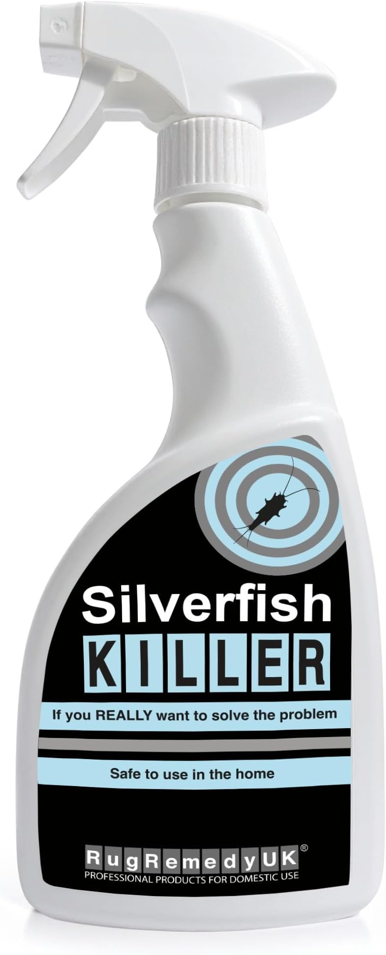 Silverfish Killer Spray 1 Litre - Instant, long lasting, non staining, odourless Silverfish treatment and killer for the home. Up to 3 months protection