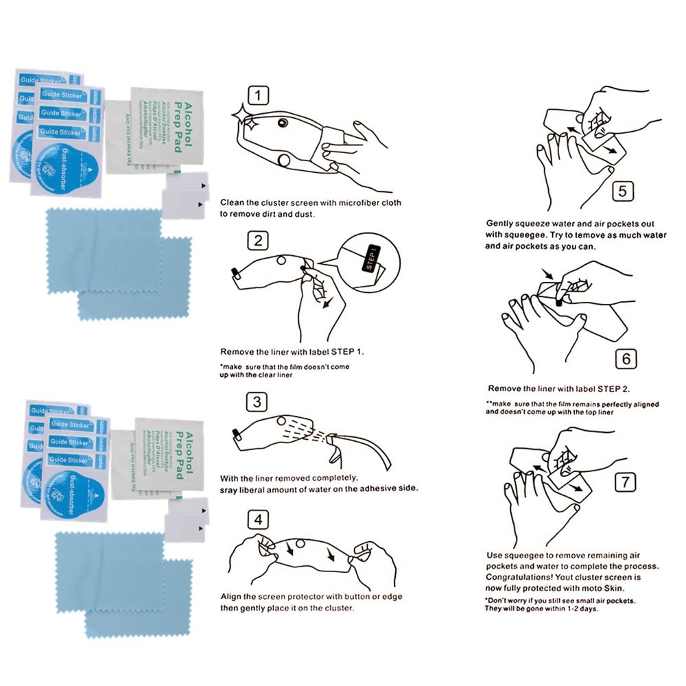 Pellicola antigraffio tachimetro Per Tmax560 Tmax530 Tmax T Max 530 DX SX 560 Tech Strumento Scratch Cluster Pellicola Di Protezione Tachimetro Schermo(2 PZ)