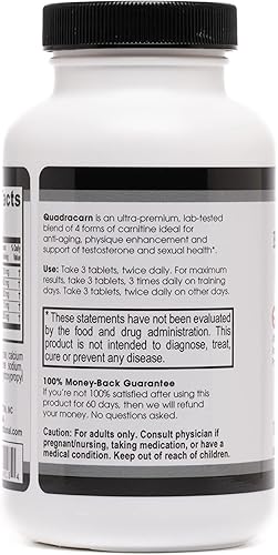 Miniatura 3 de Beverly International Comprimidos Quadracarn, 120 unidades