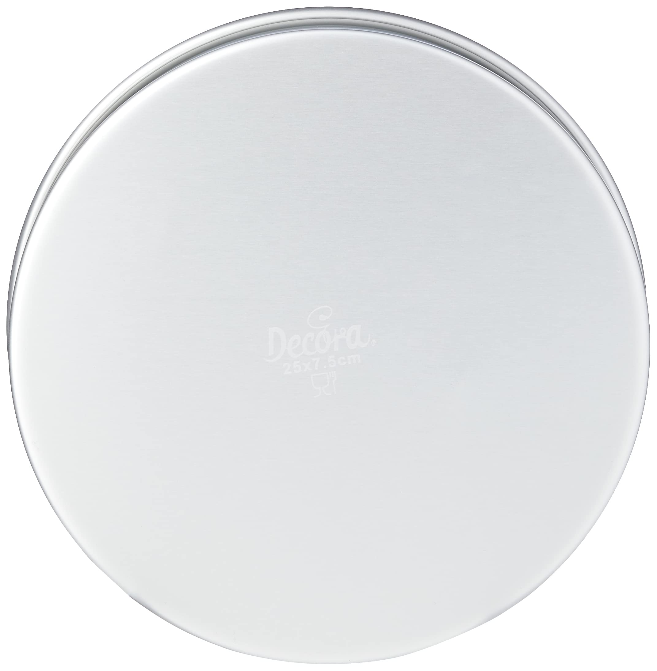DECORA, 0062622 Professionele ronde bakvorm 20 x 7,5 h cm, van geanodiseerd aluminium, zonder laspunten, professioneel design DECORA, 0062622 Professionele ronde bakvorm 20 x 7,5 h cm, van geanodiseerd aluminium, zonder laspunten, professioneel design