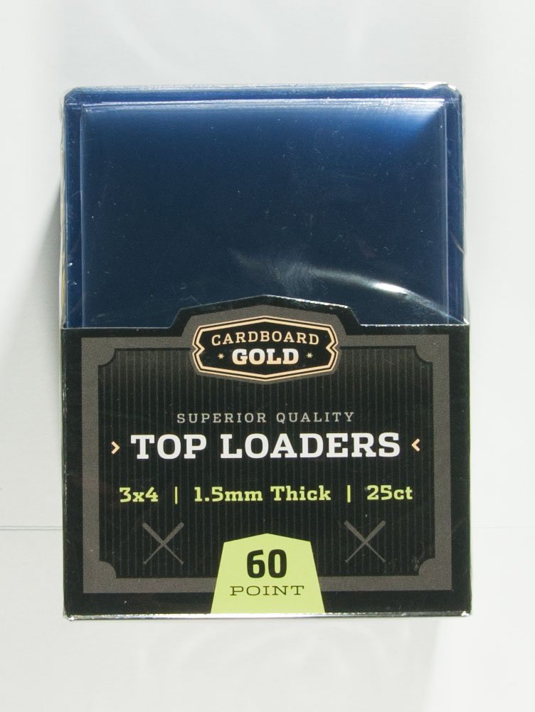 Cardboard Gold 250 TOP-Loader 3X4 for Thick Cards - 1.5MM - 60 Point