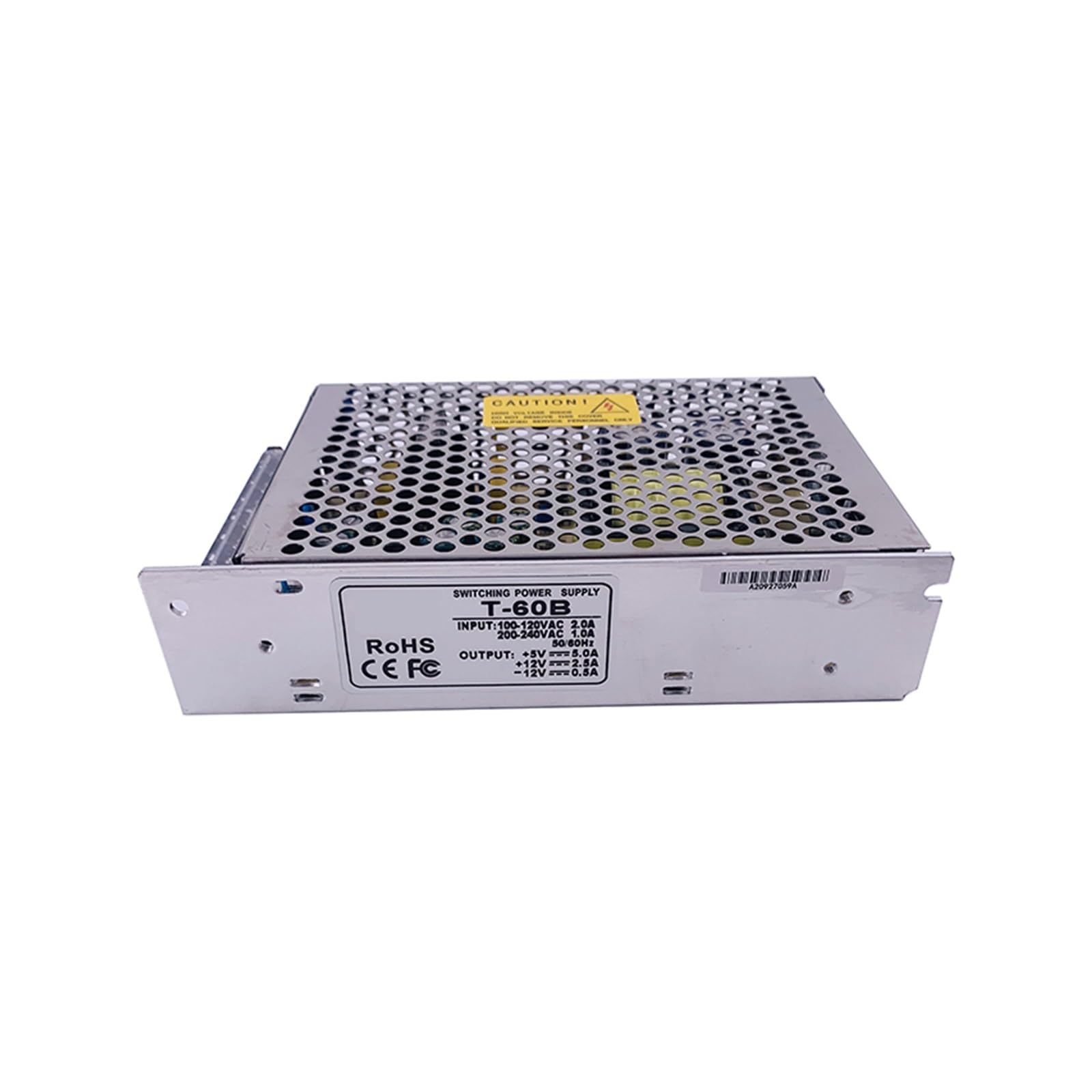 Transformador de luz de Fuente de alimentación conmutada de Salida Triple de 60W for Tira Led T-60A T-60B T-60C T-60D convertidor AC DC(T-60A_150W 1.5KN)