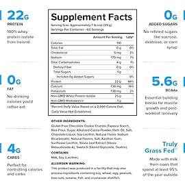 LEGION Whey+ Protein Whey Isolate from Grass Fed Cows - Whey Protein Isolate Powder Low Calorie, Non-GMO, Sugar Free, Lactose and Gluten Free, All Natural Protein Powder for Men & Women (60 Servings)