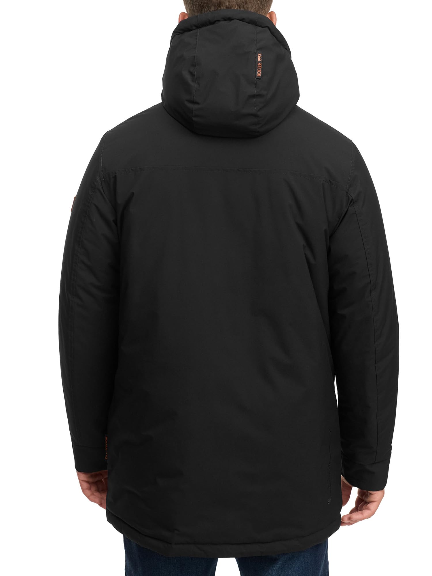 Indicode Herren INBenyot Parka Herrenjacke Übergangsjacke mit Kapuze