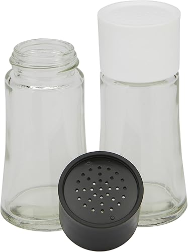 Miniatura 2 de Good Cook - Juego de salero y pimentero de cristal, 2 onzas, transparente