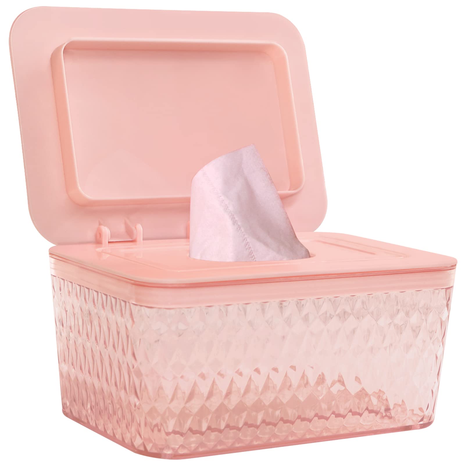 Wipes Dispenser Seal-Designed Wipe Dispenser Holder Wipes Case Box for Bathroom Keep Wipes Fresh, Dust-Proof & Non-Slip