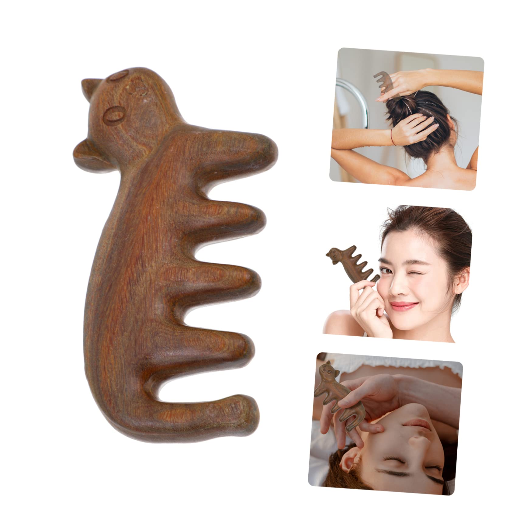 Healvian 3 Pettini Da Massaggio Six- Per Il Del Cuoio Capelluto Strumento Portatile Per Massaggi Domestici