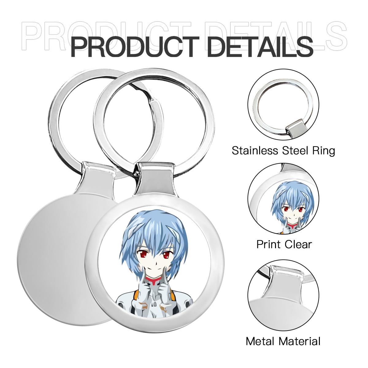 Amazon.co.jp: キーホルダー 新世紀エヴァンゲリオン 綾波レイ グッズ