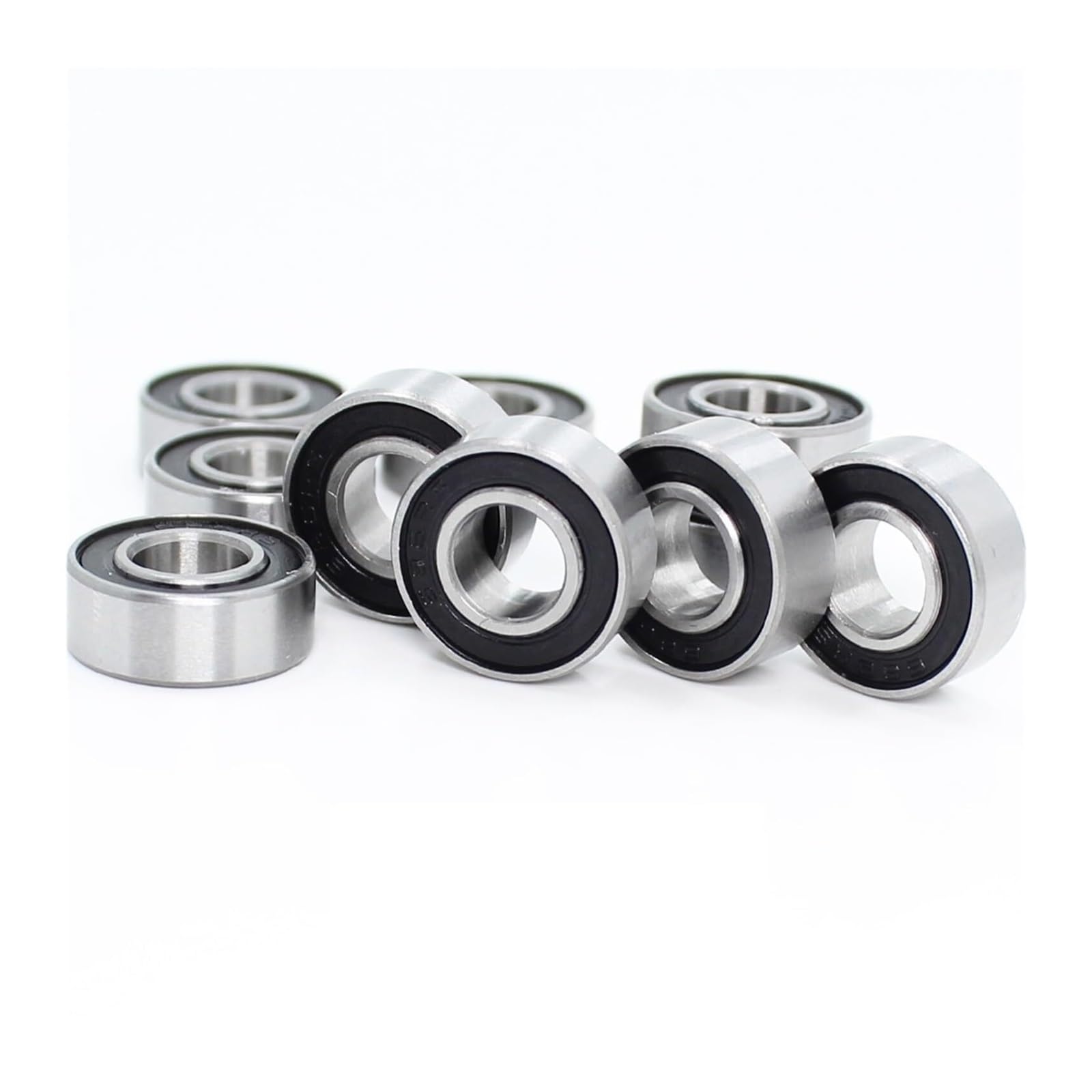 Bearings, 686-2RS Bearing 6x13x5mm 10PCS ABEC-5 Miniature Hobby Electric RC Car Truck 686 RS 2RS Ball Bearings 686RS Black Sealed