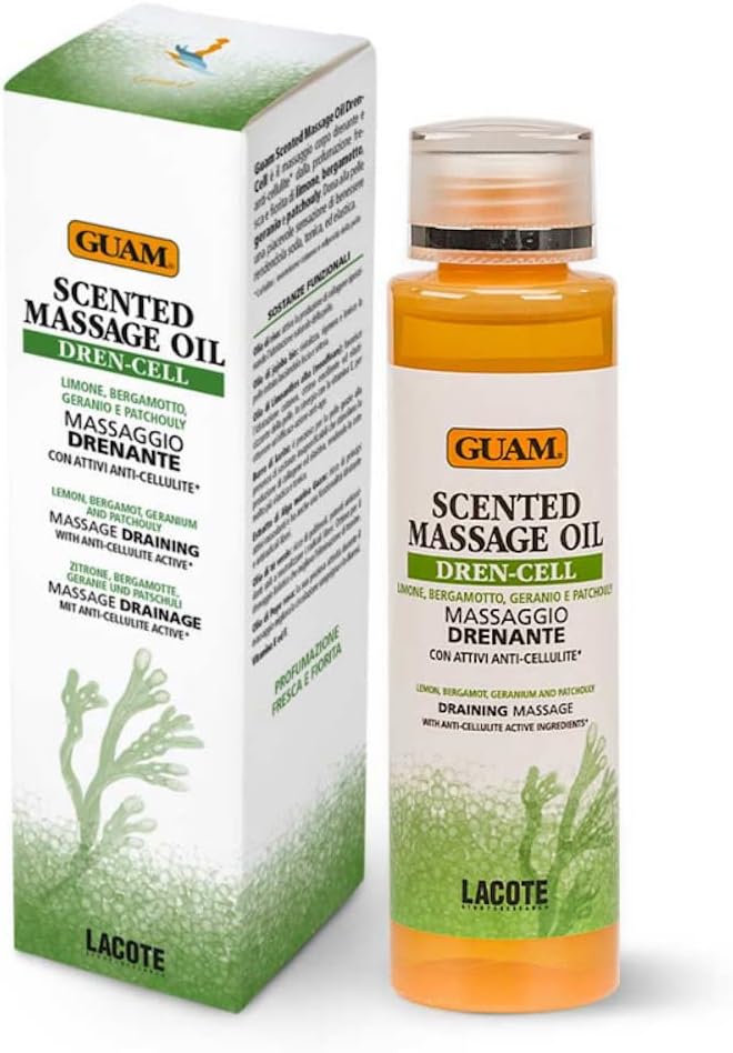 Huile de Massage Scented Oil Dren Cell Massage Drainant AntiCellulite Soin de Massage