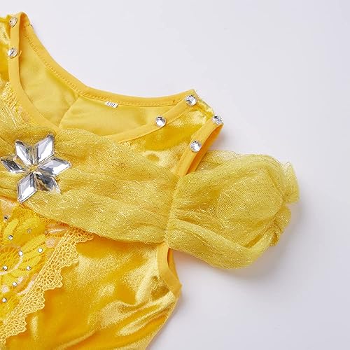 Miniatura 5 de Disfraz de princesa Elsa para niñas pequeñas, vestido de princesa con accesorios, Cenicienta, cosplay, reina nieve