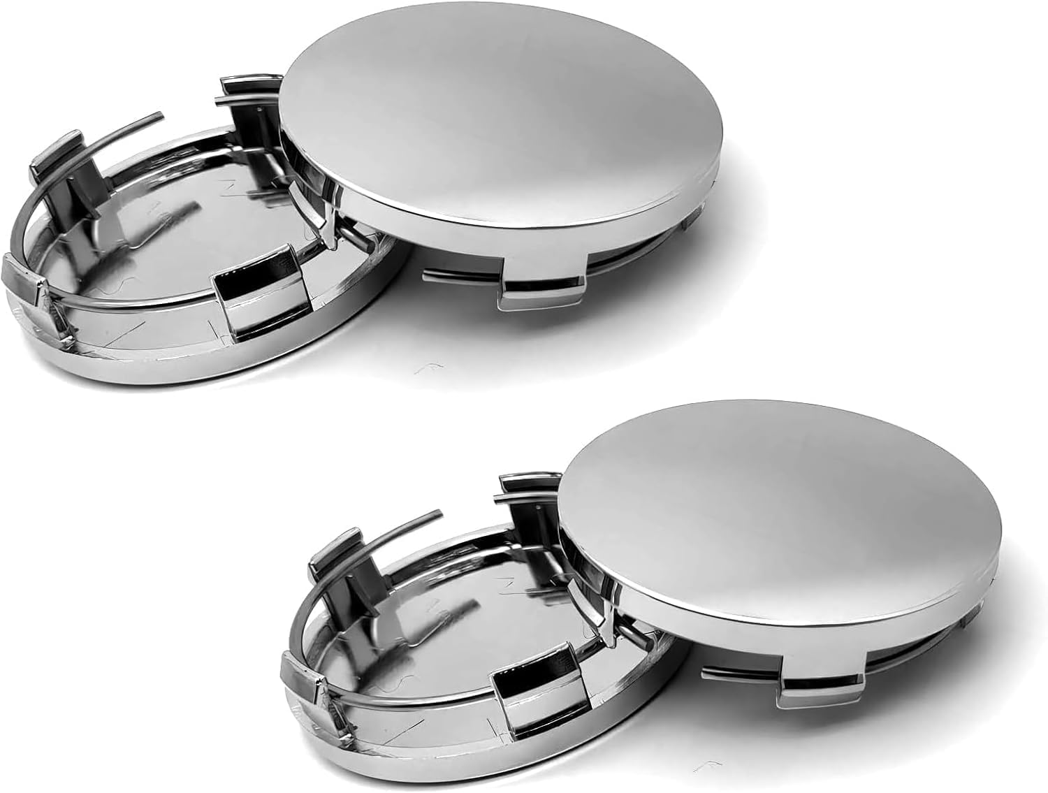 4 PCS Car Wheel Center Hub Cap Kit for Jeep Wrangler TJ 1997-2006, Snap-in Vehicle Rim Hub Caps Anti-Falling Rust-Proof Wheel Hub Decoration