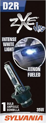 SYLVANIA - Bombilla para faros delanteros D2R SilverStar zXe HID (descarga de alta intensidad) - Luz más brillante y blanca de alto rendimiento,