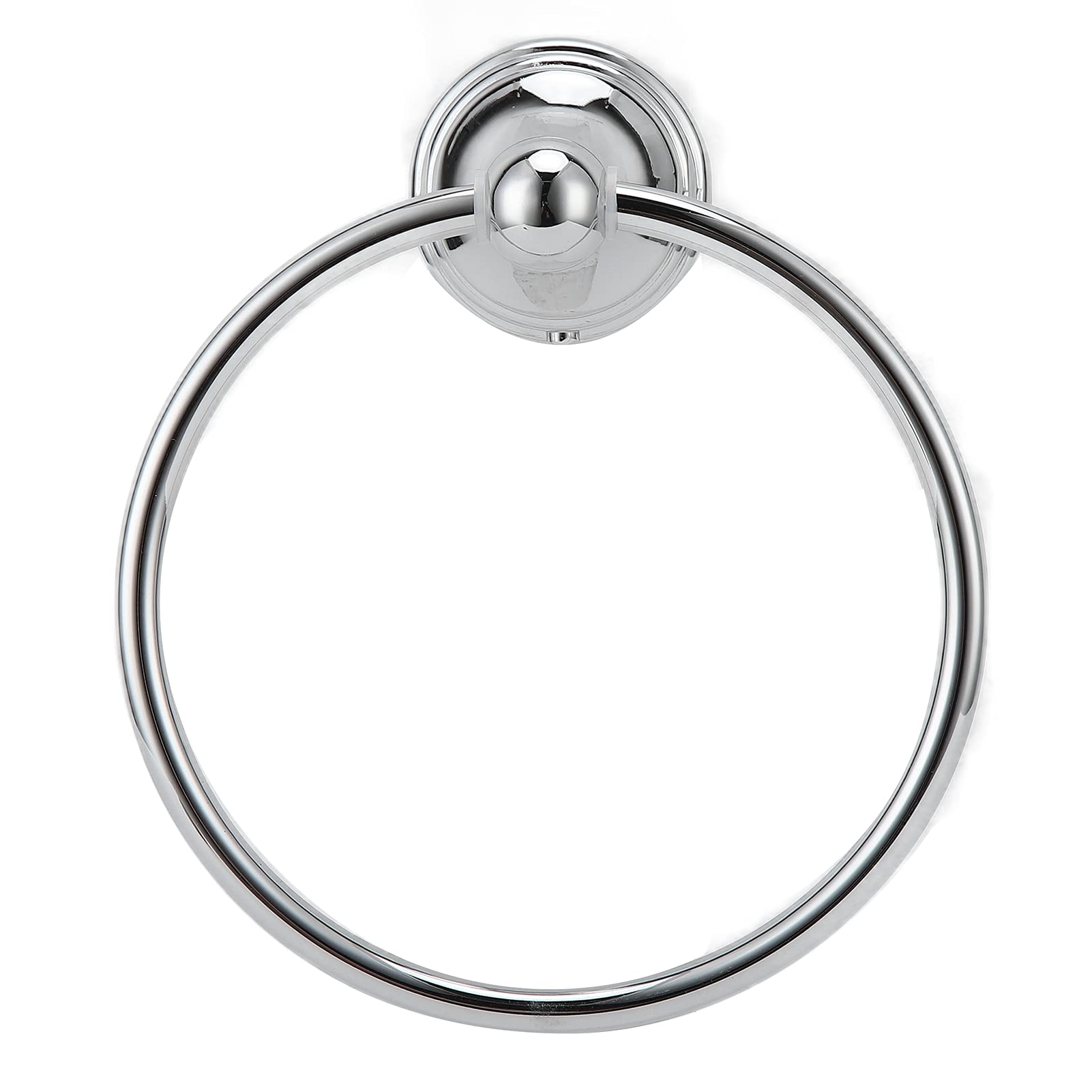 Anneau Porte-Serviettes en Acier Inoxydable, Support Mural de Rétro pour Salle de Bain, Cuisine, Chambre à Coucher (893 Anneau Porte-Serviettes chromé)