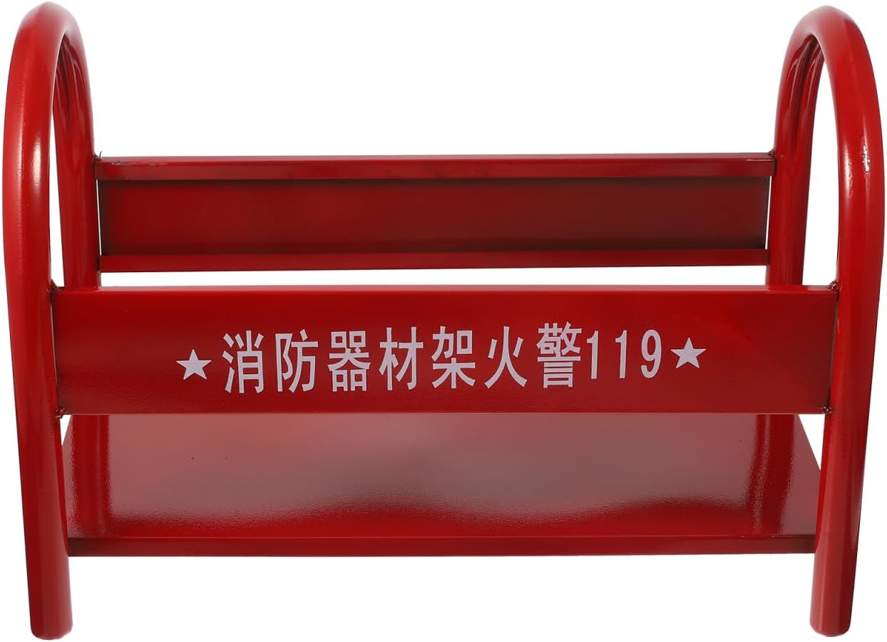 Fire Extinguisher Bracket Heavy Duty Metal Storage Holder 14.5 Inch Fire Extinguisher Rack for Home Office School Safety