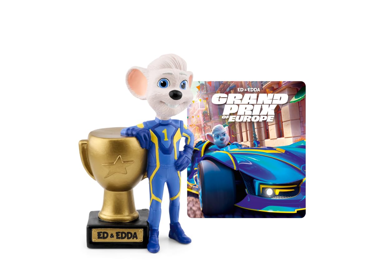 tonies Hörfigur für Toniebox, Ed & Edda – Grand Prix of Europe, Hörspiel für Kinder ab 3 Jahren, Spielzeit ca. 90 Minuten