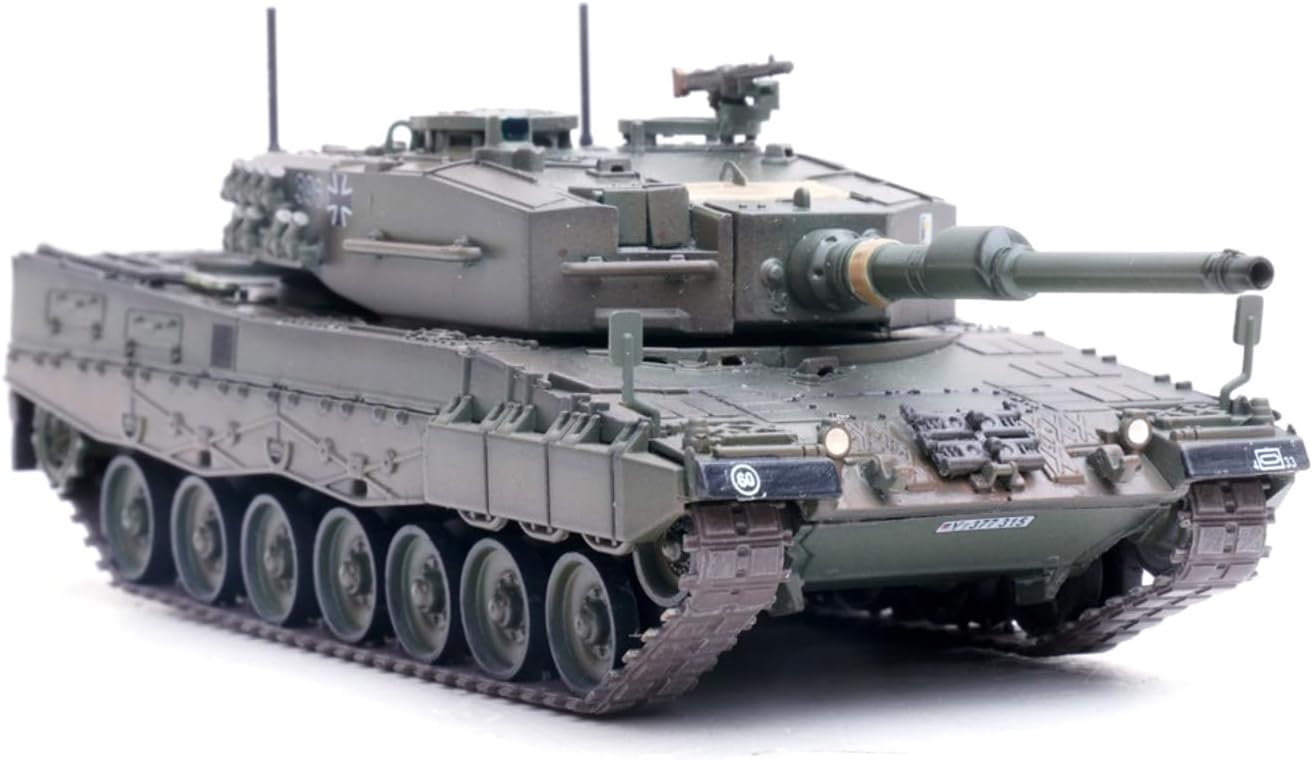 1/72 German Army Leopard 2A4 Tank Finished Alloy Model Memorial Fighting Tank Vehicle Souvenir for Collection & Display