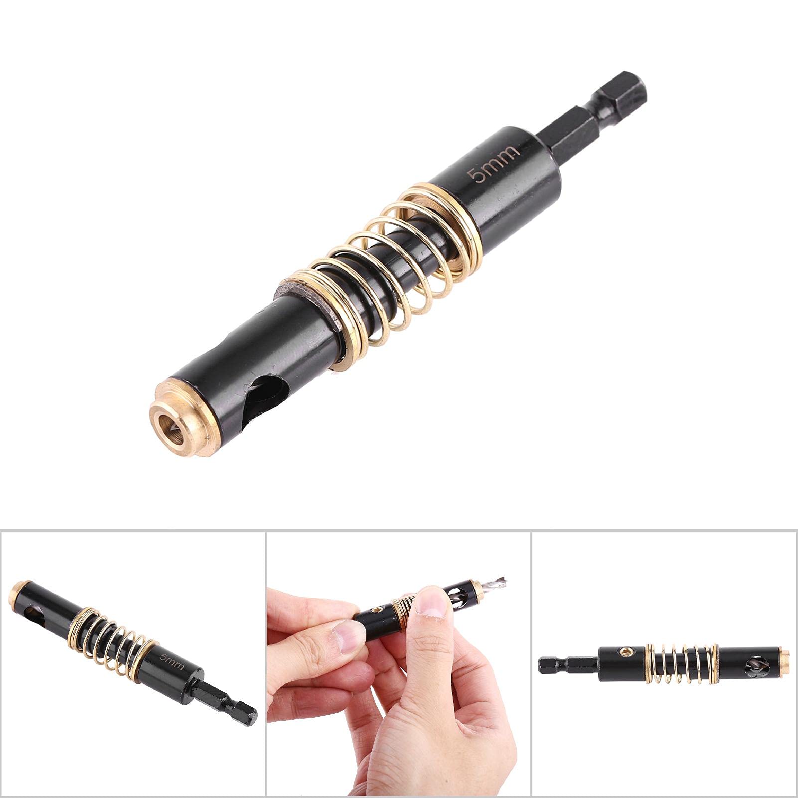 3 VIX-BIT - 5/64 Inch Self-Centering Hinge Bit With 1/4 Inch Hex Shank - Wood Shop Bits - A Bit - View #10