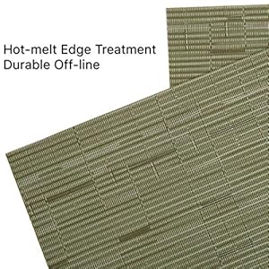 Myir JUN Place Mats, Table Mats Set of 8 Indoor Placemats Washable Non-Slip Heatproof Woven Placemats for Dining Table Fabric Place Mat PVC (Green, Set of 8) Myir JUN Place Mats Table Mats Set of 8 Indoor Placemats Washable Non Slip Heatproof Woven Placemats for Dining Table Fabric Place Mat PVC Green Set of 8