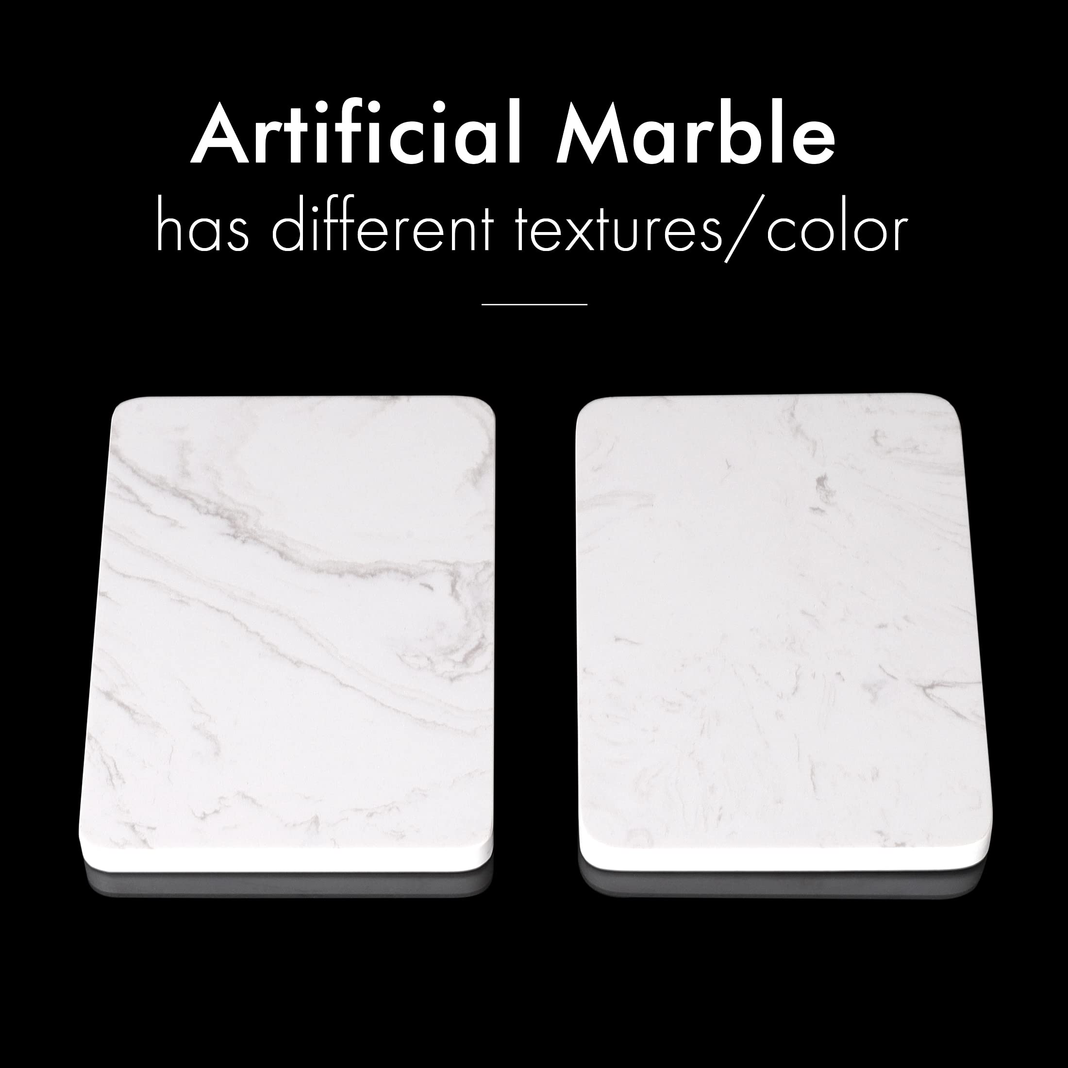 KES Toilet Paper Holder with Marble Shelf for Bathroom, Toilet Paper Roll Holder Wall Mounted Suitable for Mega Roll Stainless Steel Brushed Finish, BPH223-2