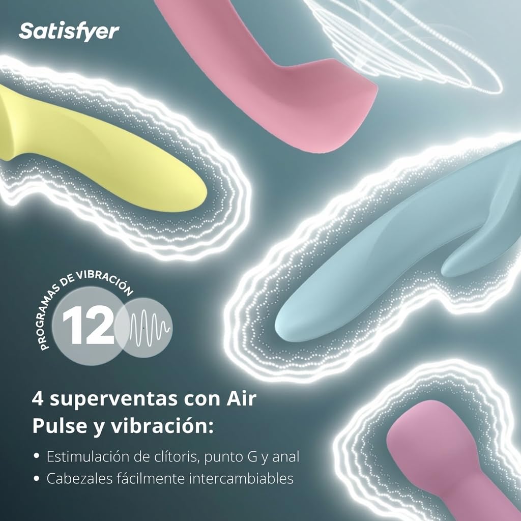 Satisfyer Marvelous Four Set de Vibradores | Juguetes eróticos para Pareja sexuales | Best Of en Juguetes sexuales | Set de Vibradores sensuales | Estimulación a prueba de Agua (IPX7)
