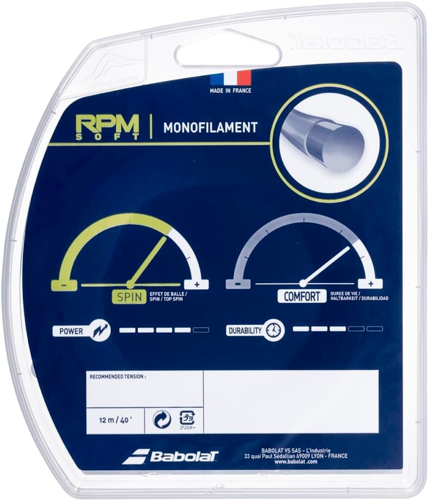 Babolat RPM Soft Tennis String Set in Multipacks (1-2-4-6-8-Packs)