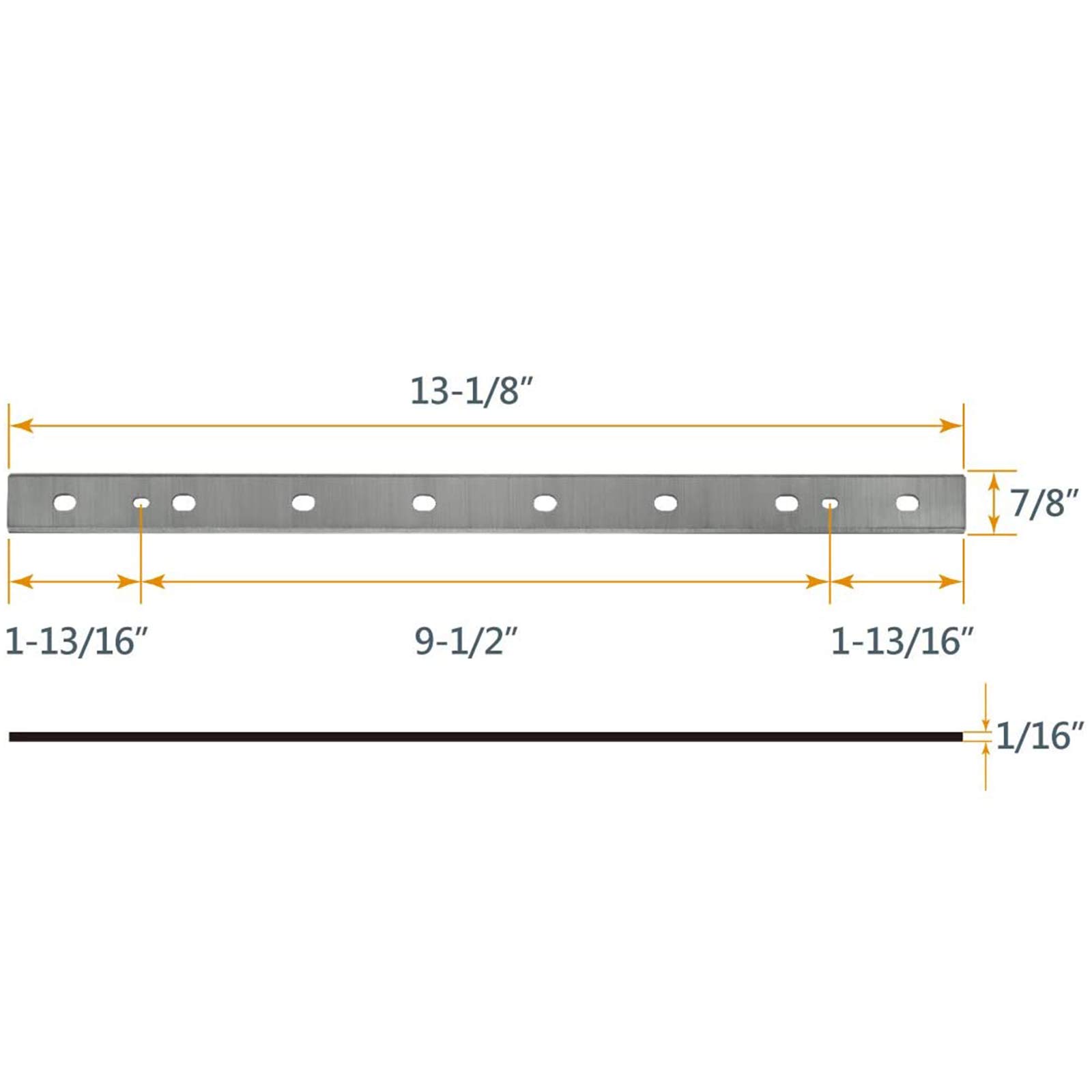 Cuchillos De Cepillo De Madera De 13 "De Grosor De 3 Piezas Para Dewalt dw735 Para Reemplazar El Cepillo Regrueso De Doble Filo