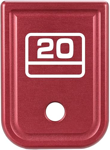 Vista 95 de NDZ Performance Placa base de cargador para Glock 17 19 19X 22 23 24 26 27 31 32 33 34 35 37 38 39 45 Gen 1-4 0.354 in .40 S&W de aluminio anodizado