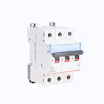 Legrand DX³ 50A Triple Pole MCB C Curve 10kA | 3-Phase Miniature Circuit Breaker | ISI Marked IS/IEC 60898-1 | Overload & Short Circuit Protection for Industrial & Commercial Use