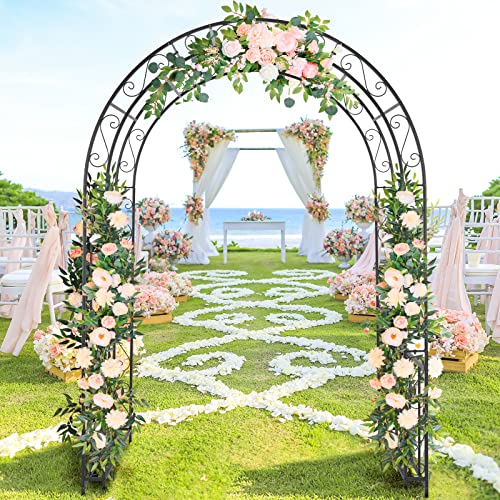 Outvita OV-001 7Ft Garden Arch Arbor, Heavy Duty Metal Arbour Archway thumb #7