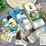 DFSM 32pcs Cartoon Totoro Bookmark Set Anime Paper Page Holder Memo Card Stationery Office School Supplies de livro EC392
