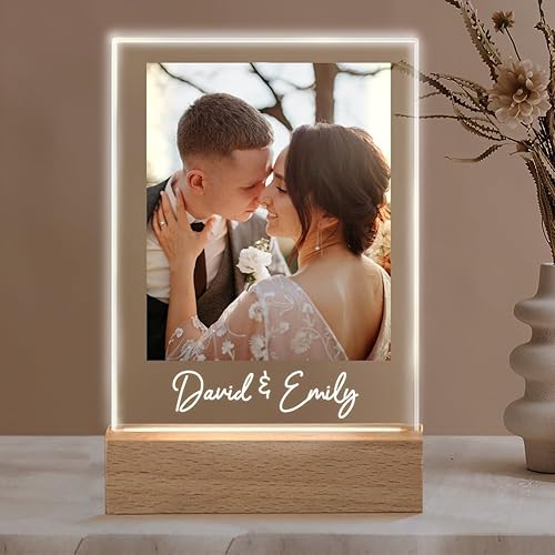 Miniatura 1 de ShineSand Placa personalizada de Spotify con imagen, placa de música acrílica personalizada con foto, regalos personalizados para novio, novia,