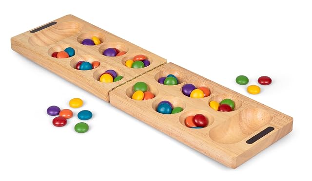 Foto 3 de 4 de Tobar Mancala adictivo Fácil de Aprender clásico Juego de Mesa para Dos Jugadores