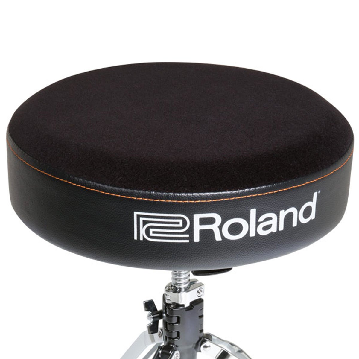 Roland Taburete para batería RDT-R con asiento redondo y baquetas Keepdrum (1 par)