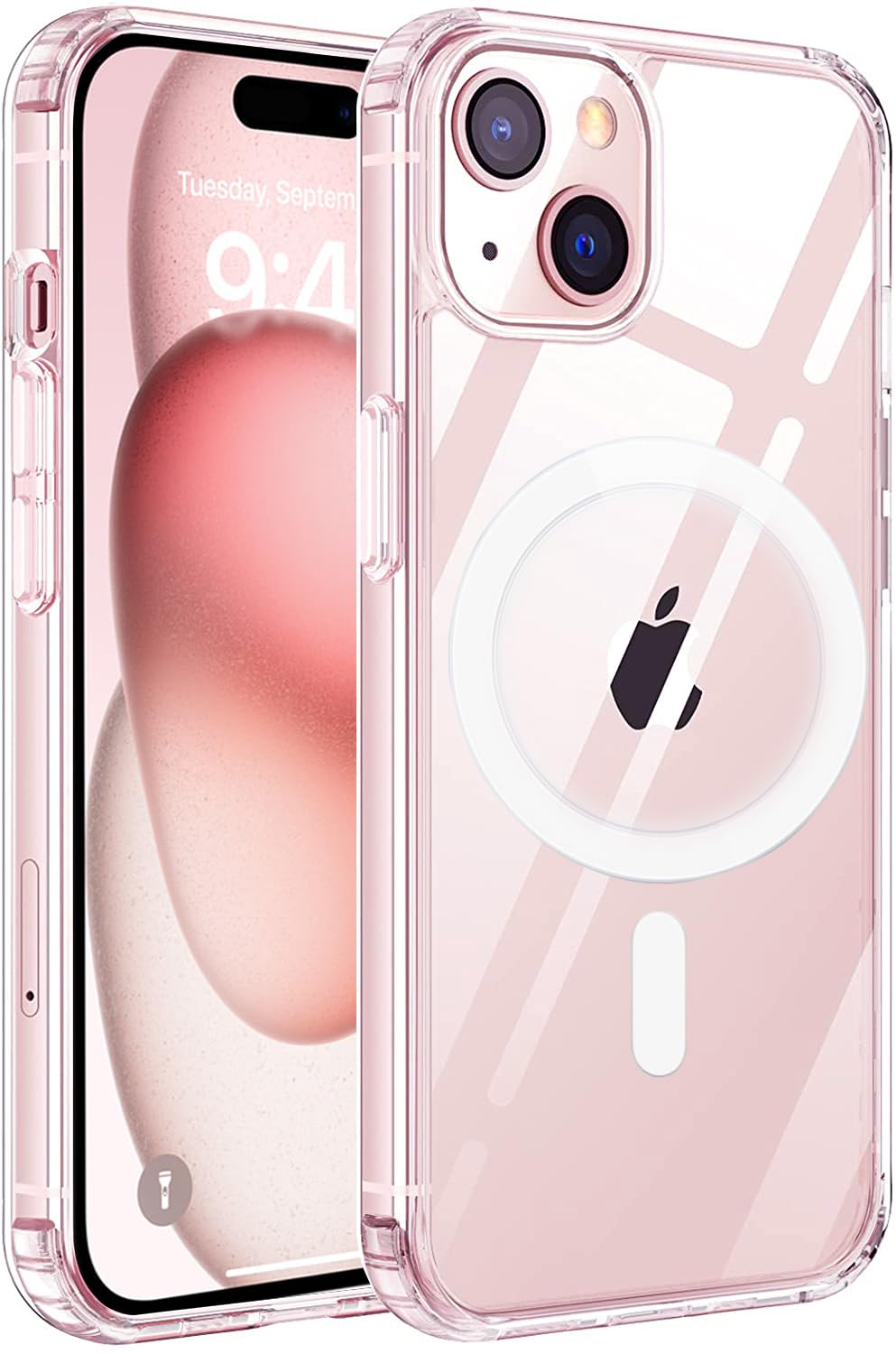 Amozo Polycarbonate Case For iPhone 15 6.1" Compatible With Mag-Safe Wireless Charging,Shockproof Phone Bumper Cover,Back Case Cover For iPhone 15(Clear Magsafe) (B0CK877MFQ) Amazon Price History, Amazon Price Tracker